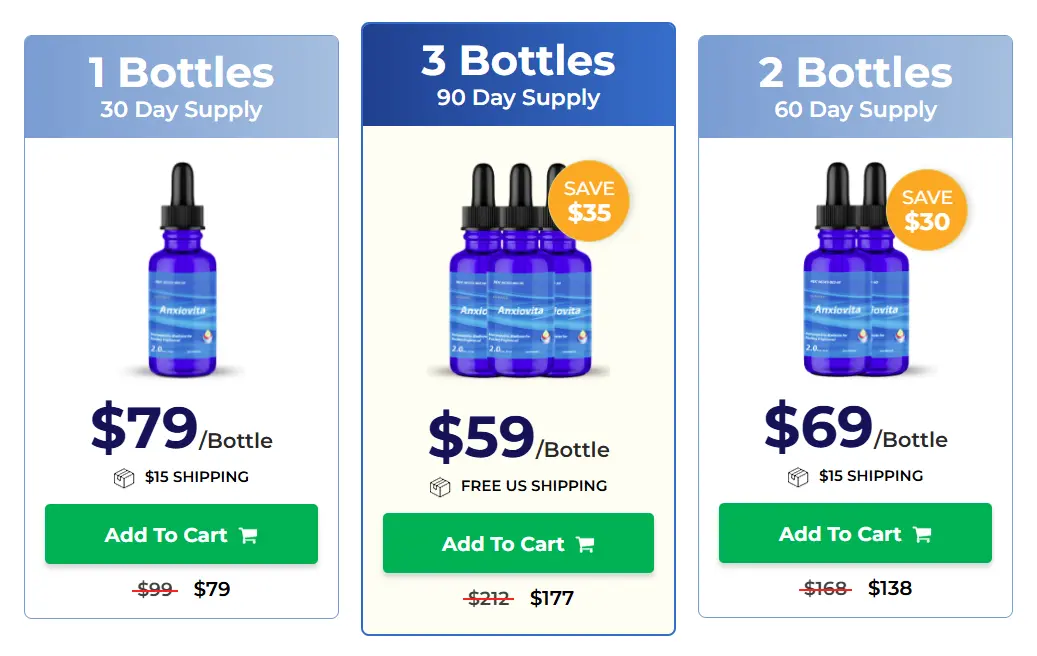 Anxiovita price list